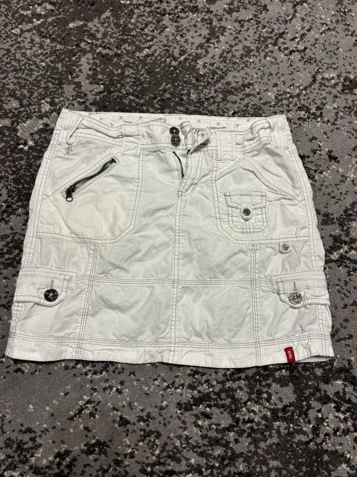 Japanese Brand × Vintage Vintage edc by ESPRIT Women's cargo mini skirt Size 25" / US 0 / IT 36 - 2 Thumbnail