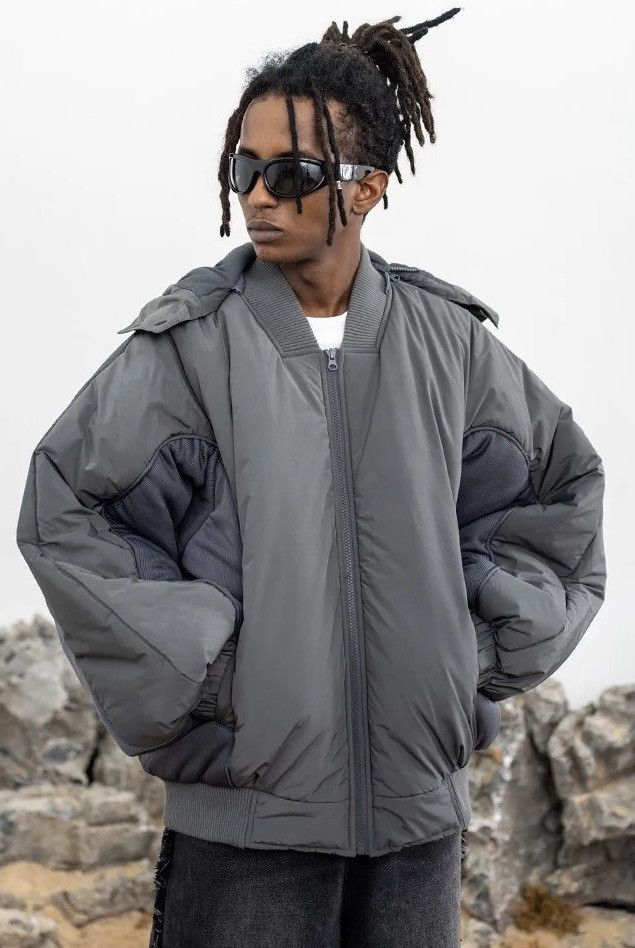 Japanese Brand × Vintage Streetwear hip hop zipper jacket bomber y2k Size US XL / EU 56 / 4 - 1 Thumbnail