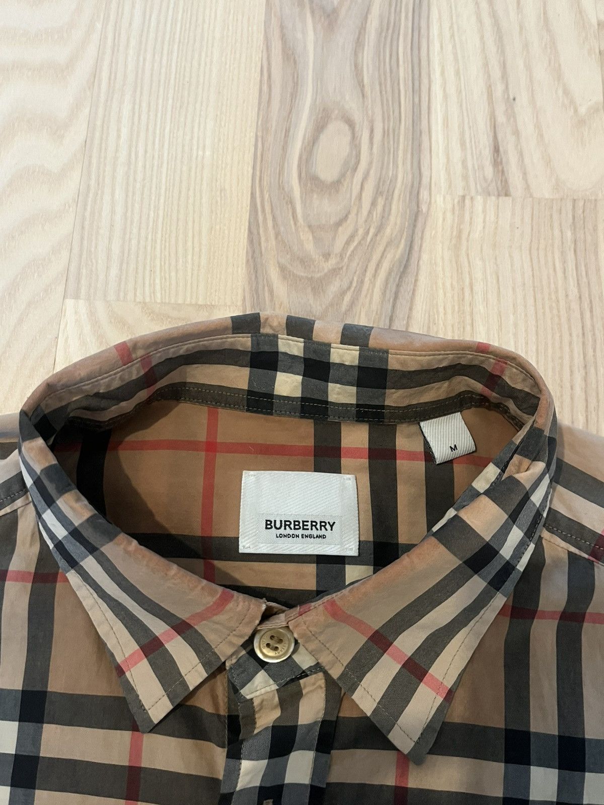 Burberry 2021 Burberry slim fit short sleeved shirt Size US M / EU 48-50 / 2 - 3 Thumbnail