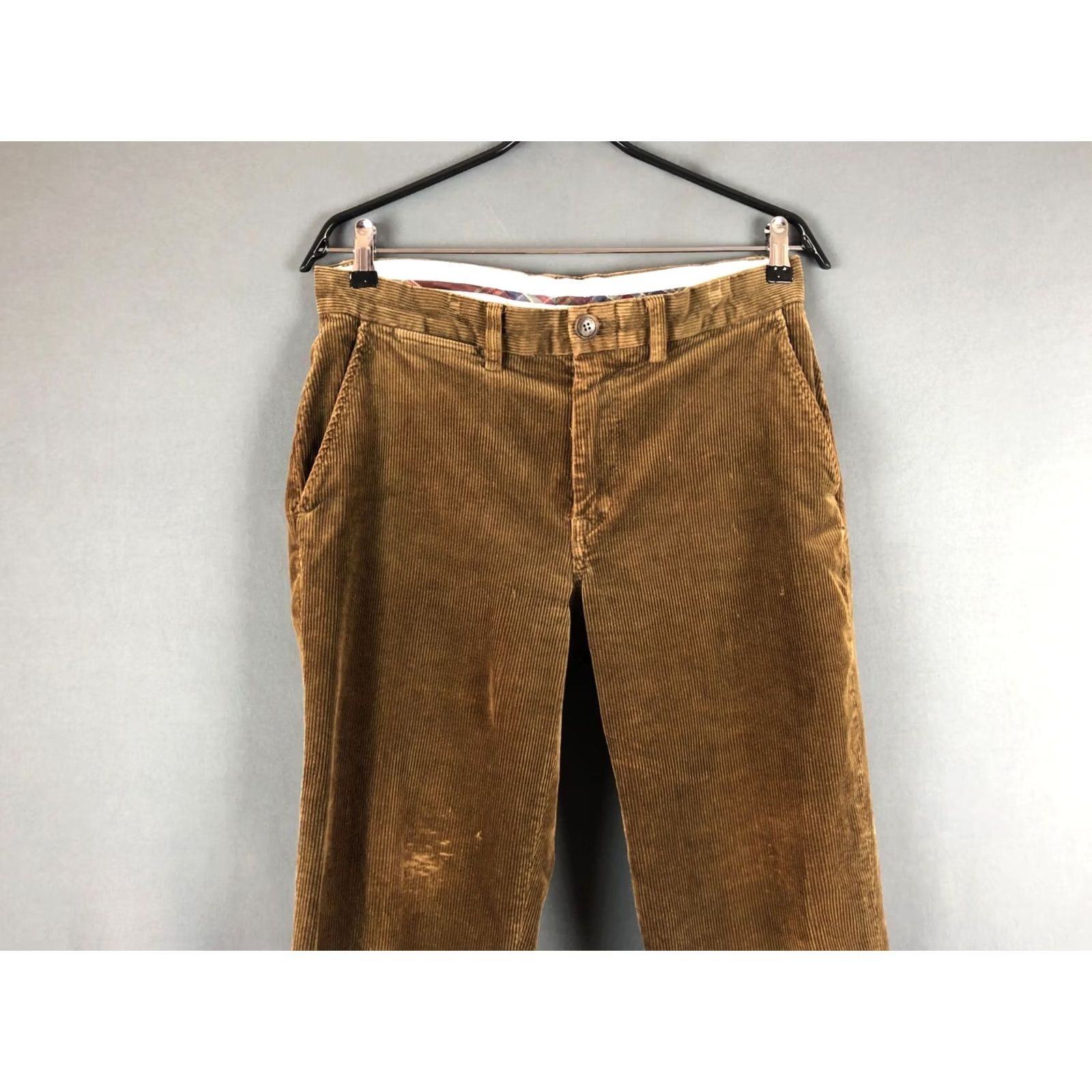 Ralph Lauren Ralph Lauren Pants Cotton Men Size 33/32 Brown Chino Straight Regular Front Flat Front 99% Cotton 1% Elastane Vintage No Casual Everyday Size US 33 - 3 Thumbnail