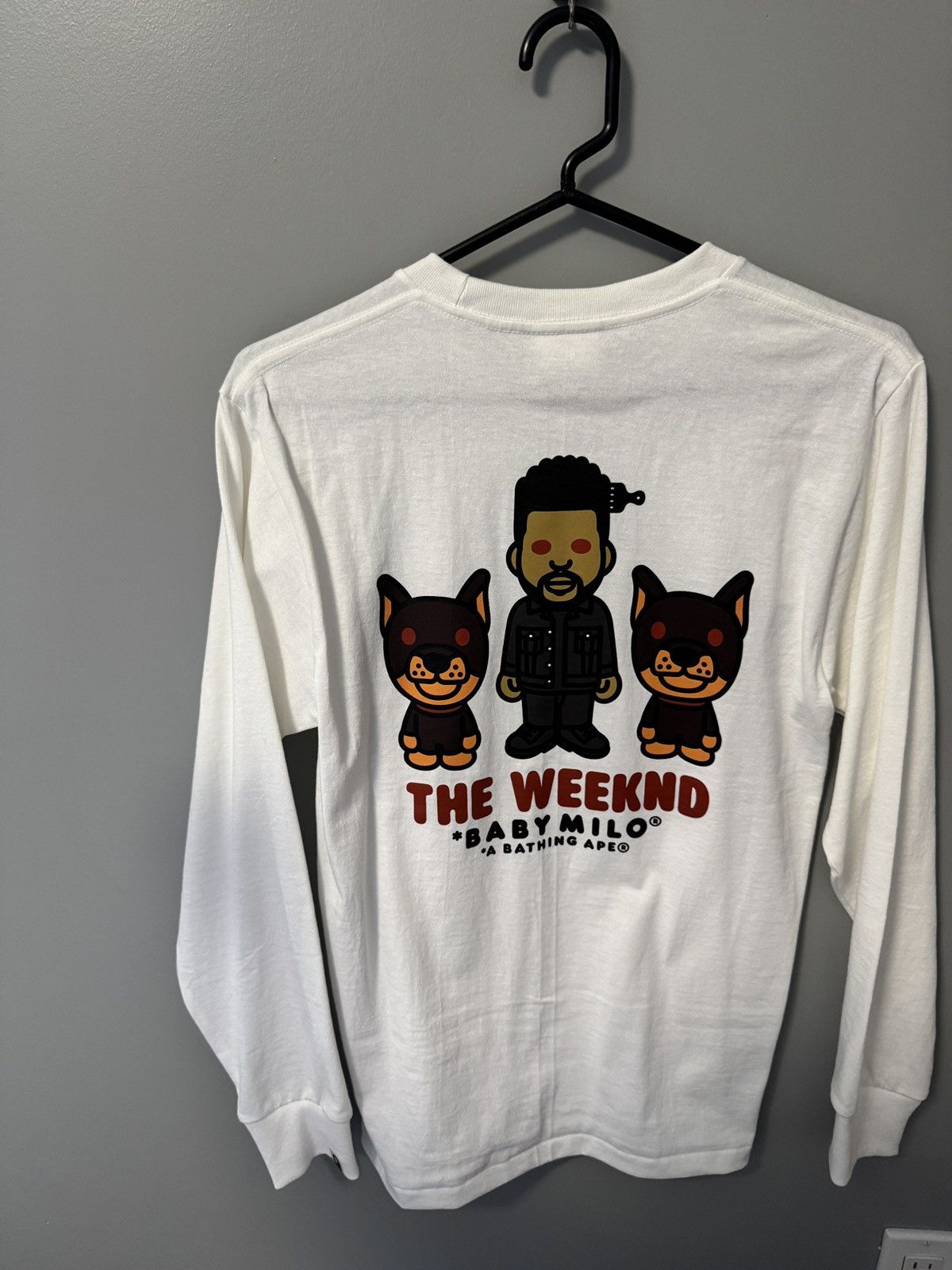 Bape × The Weeknd Rare collab The Weeknd X Bape long sleeve