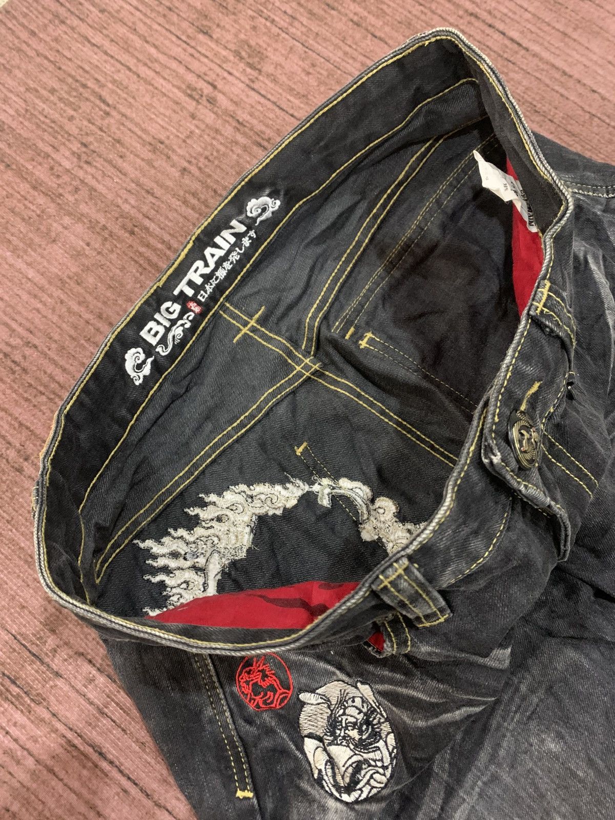 Japanese Brand Big Train Denim Size US 33 - 4 Thumbnail