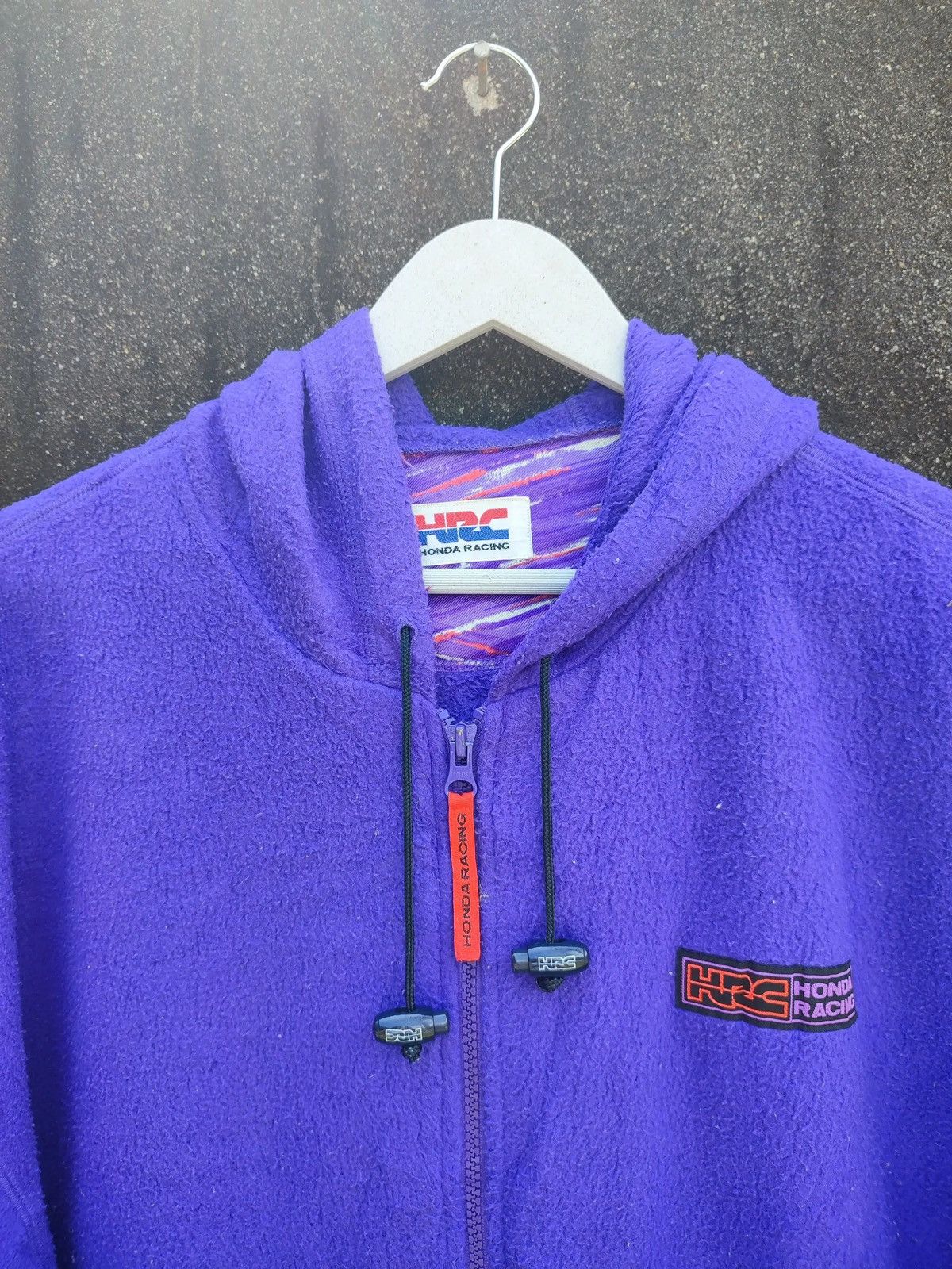 Honda Vintage HRC Honda Racing Fleece Hoodie – Purple (M/L) Size US L / EU 52-54 / 3 - 2 Thumbnail