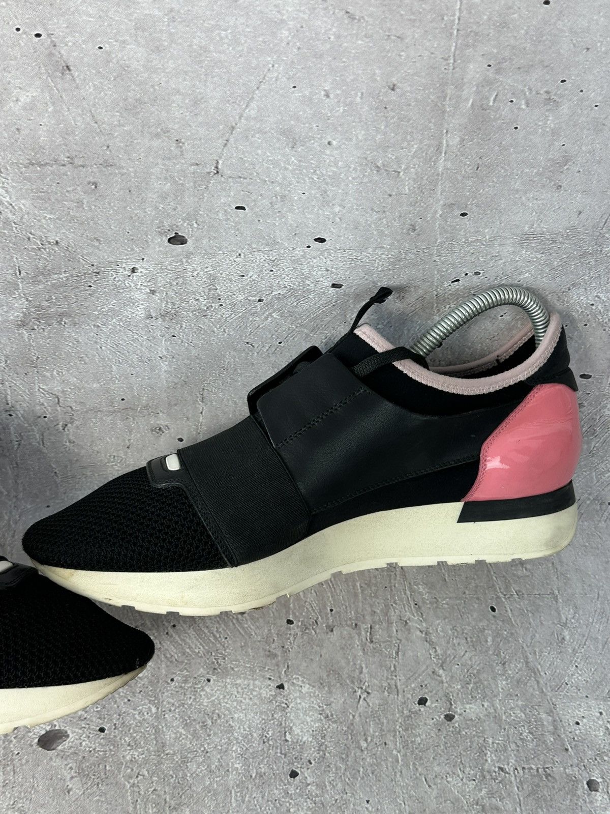 Balenciaga Balenciaga Race Runner Leather Mesh Women’s Sneaker Size US 10 / IT 40 - 10 Thumbnail