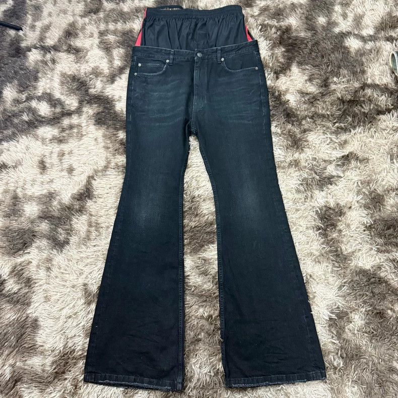Balenciaga Balenciaga Double Waist Flare Jeans Size US 32 / EU 48 - 1 Thumbnail