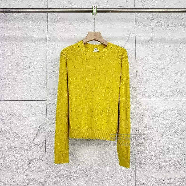 Hermes Hermes Yellow Long Sleeve Shirt Size XS / US 0-2 / IT 36-38 - 1 Thumbnail