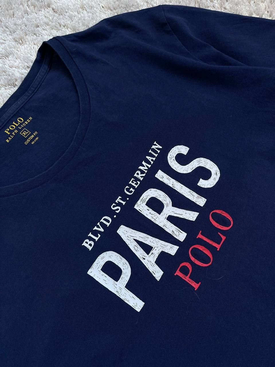 Polo Ralph Lauren × Streetwear × Vintage vintage rare big logo polo ralph lauren big logo paris Size US XL / EU 56 / 4 - 5 Thumbnail