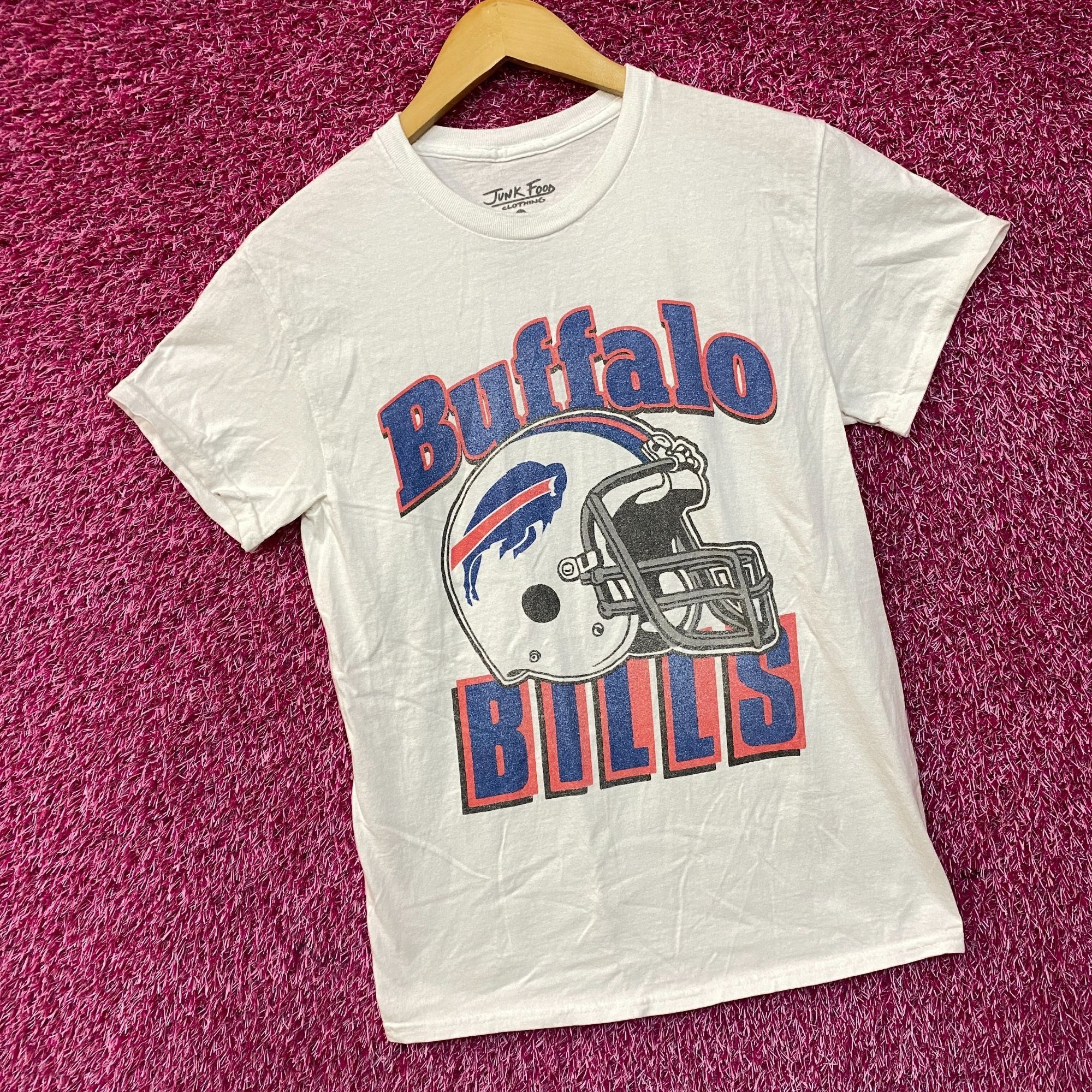 Junk Food NFL Junk Food Buffalo Bills White Shirt Helmet Logo XS Size US XS / EU 42 / 0 - 3 Thumbnail