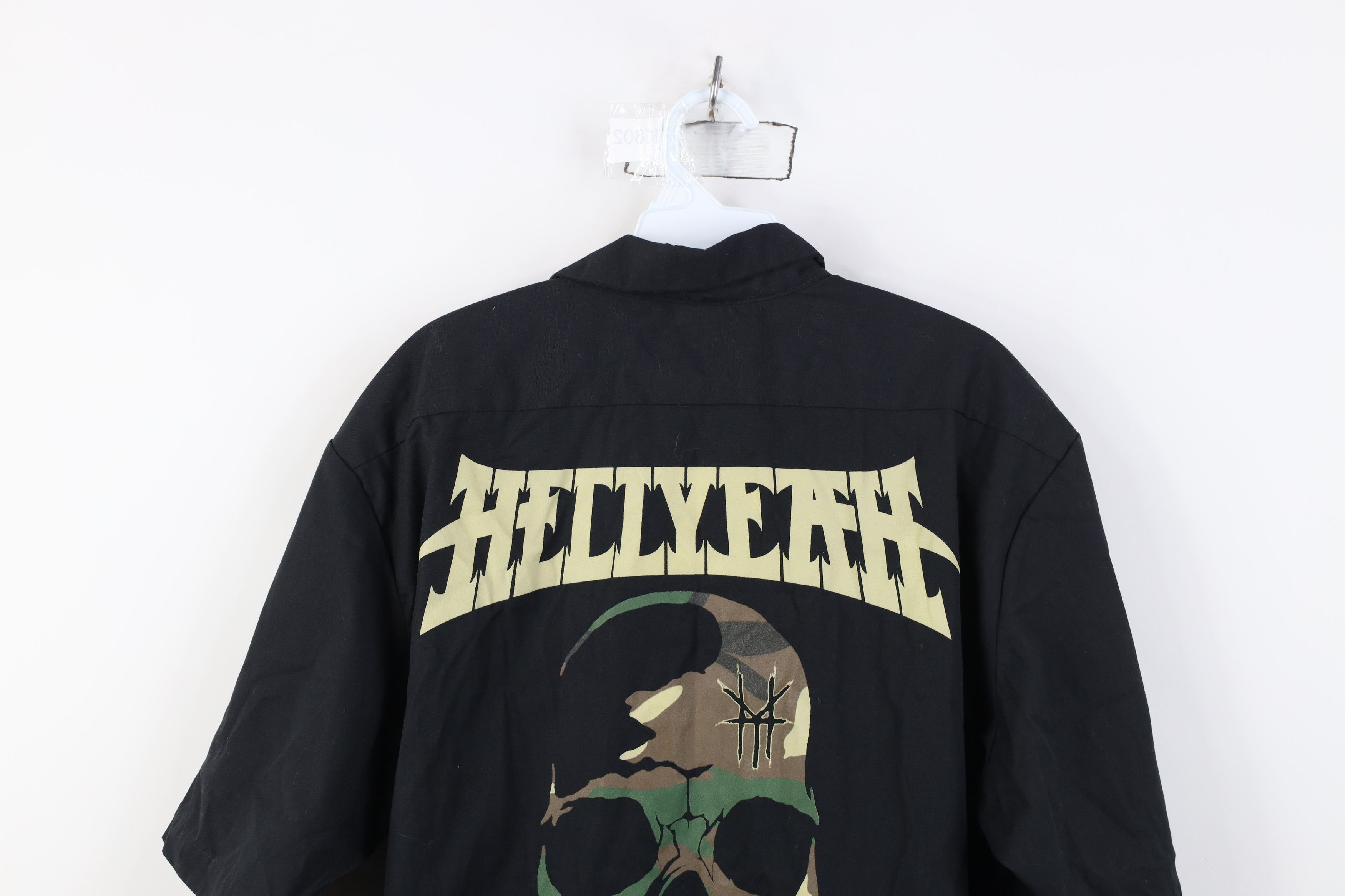 Dickies Vintage Y2K Dickies Hellyeah Hellions Short Sleeve Shirt Size US XL / EU 56 / 4 - 14 Thumbnail