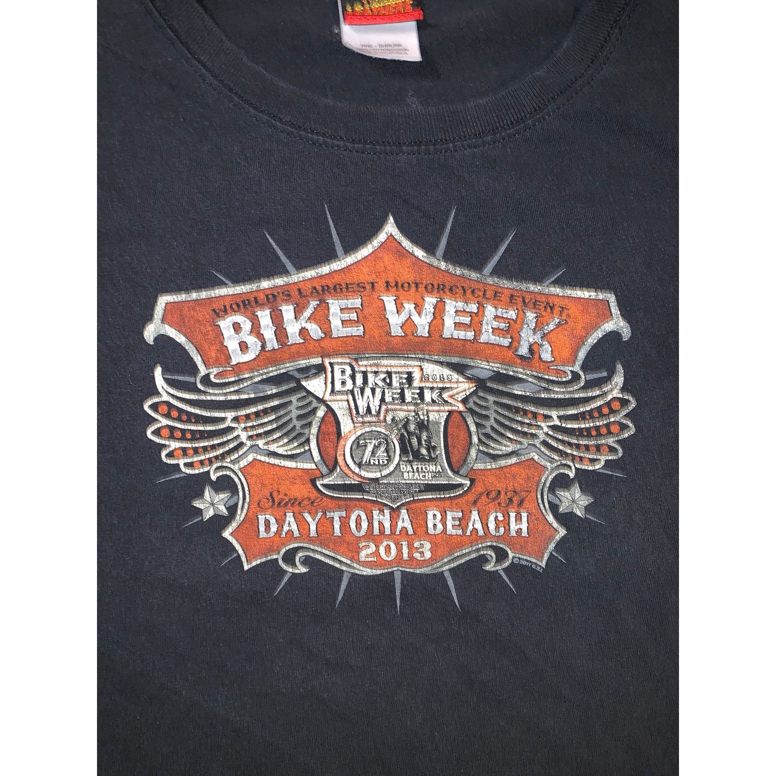 Harley Davidson × Other 2013 Daytona Bike Week T Shirt XL Hot Leathers Black Size US XL / EU 56 / 4 - 4 Thumbnail