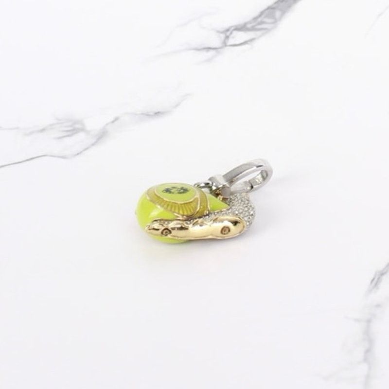 Juicy Couture Juicy Couture Snail Charm w/Green Shell Pink Butterfly Size ONE SIZE - 5 Thumbnail