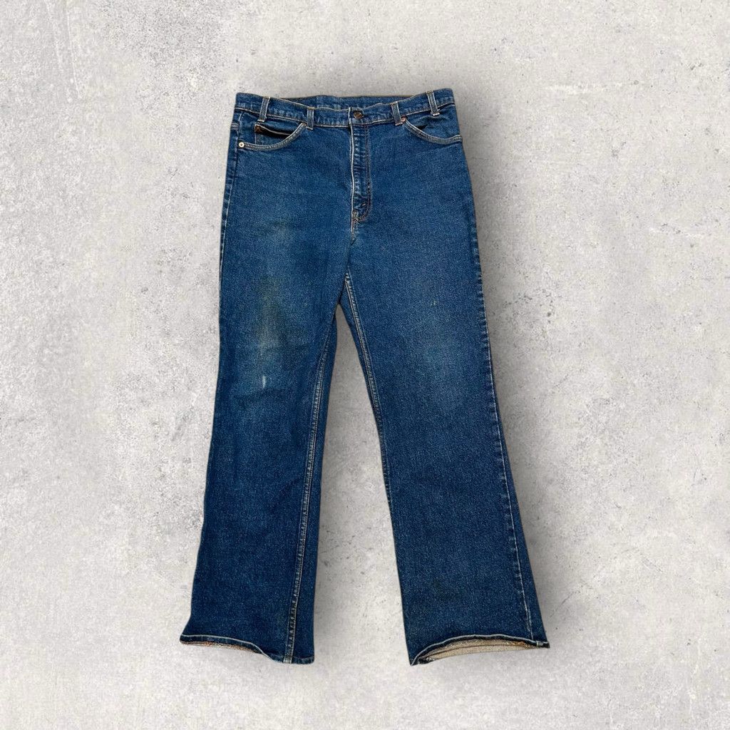 Levi's Vintage 1990s Levis 517 Jeans Orange Label 38x32 Size US 38 / EU 54 - 2 Thumbnail