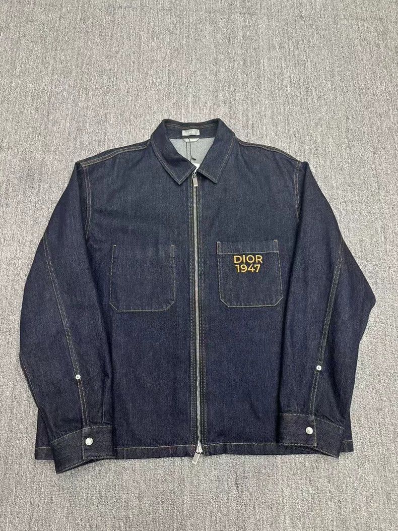 Dior Dior New embroidered denim jacket 2501-Nextarrow Size US XL / EU 56 / 4 - 1 Thumbnail