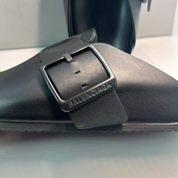 Balenciaga Balenciaga Women’s SUNDAY MULE ISunday Mule black matte calf Size US 6.5 / IT 36.5 - 6 Thumbnail