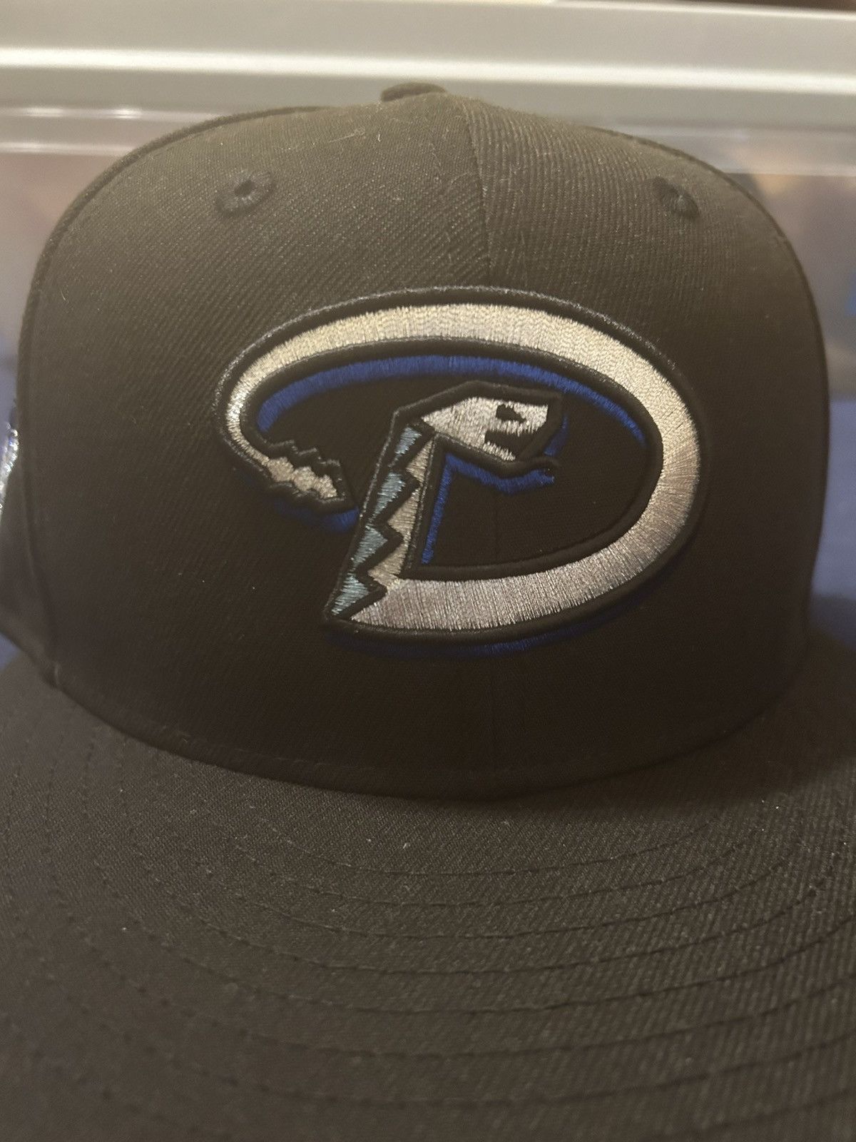 New Era Black Arizona Diamondbacks New Era Fitted Hat Size 7 Size ONE SIZE - 1 Thumbnail