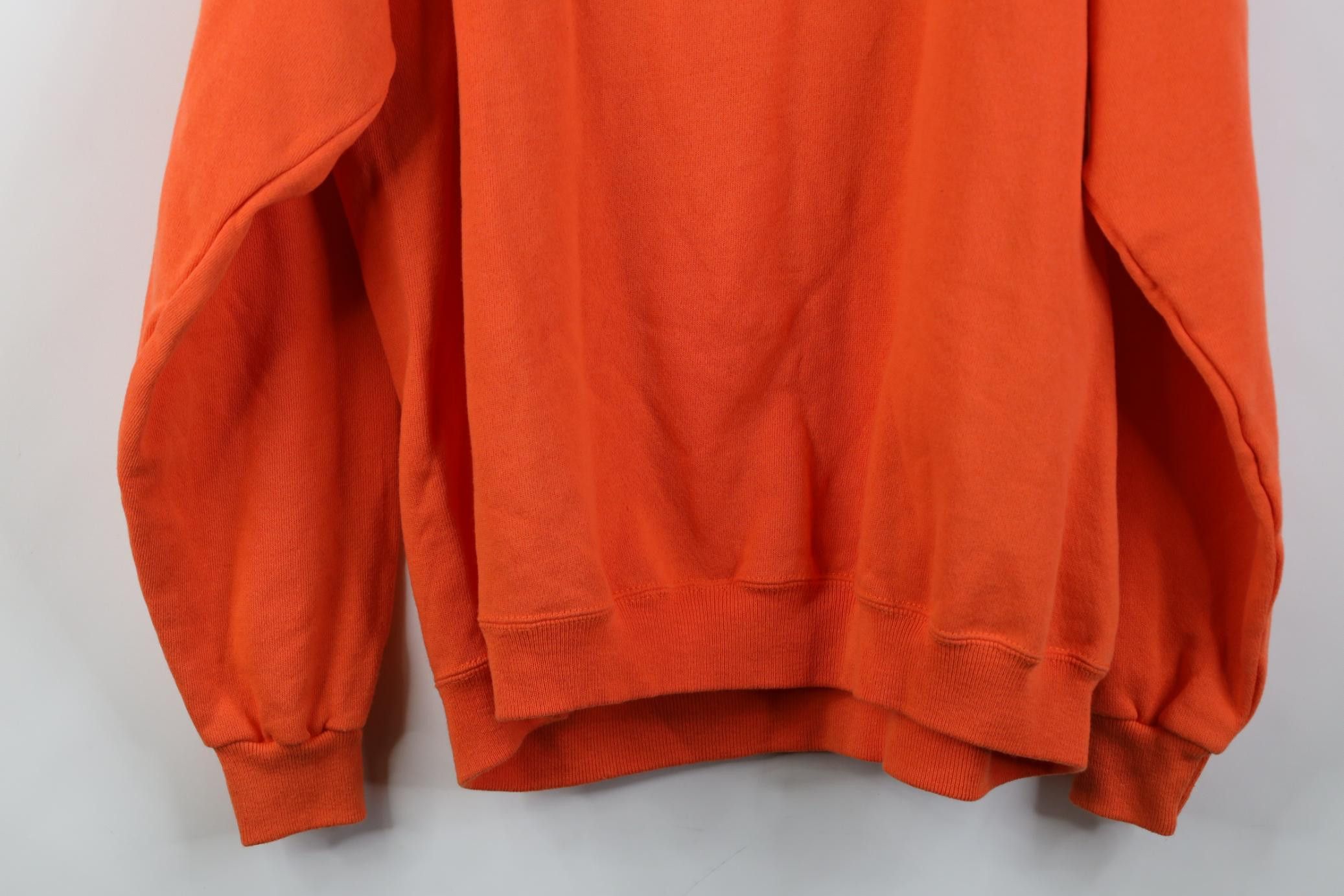 Vintage Vintage 90s Streetwear Raglan Crewneck Sweatshirt Orange USA Size XL / US 12-14 / IT 48-50 - 9 Thumbnail