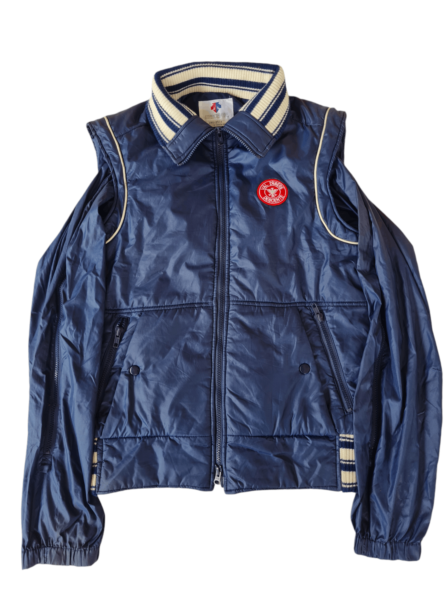 Descente × Vintage Descente Jacket Blue Size US L / EU 52-54 / 3 - 1 Thumbnail
