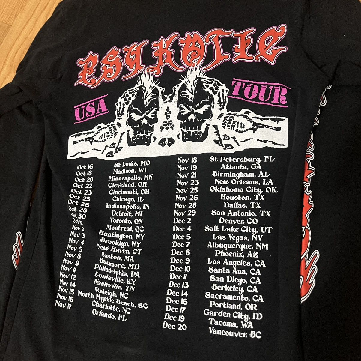 Band Tees Osamason Psykotic tour longsleeve shirt tour merch Size US S / EU 44-46 / 1 - 4 Thumbnail