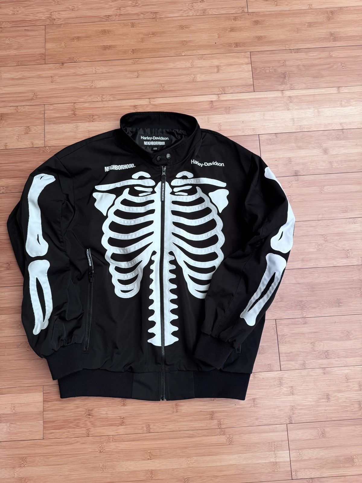 Harley Davidson × Neighborhood Neighborhood x harley davidson skeleton riders jacket Size US L / EU 52-54 / 3 - 1 Thumbnail