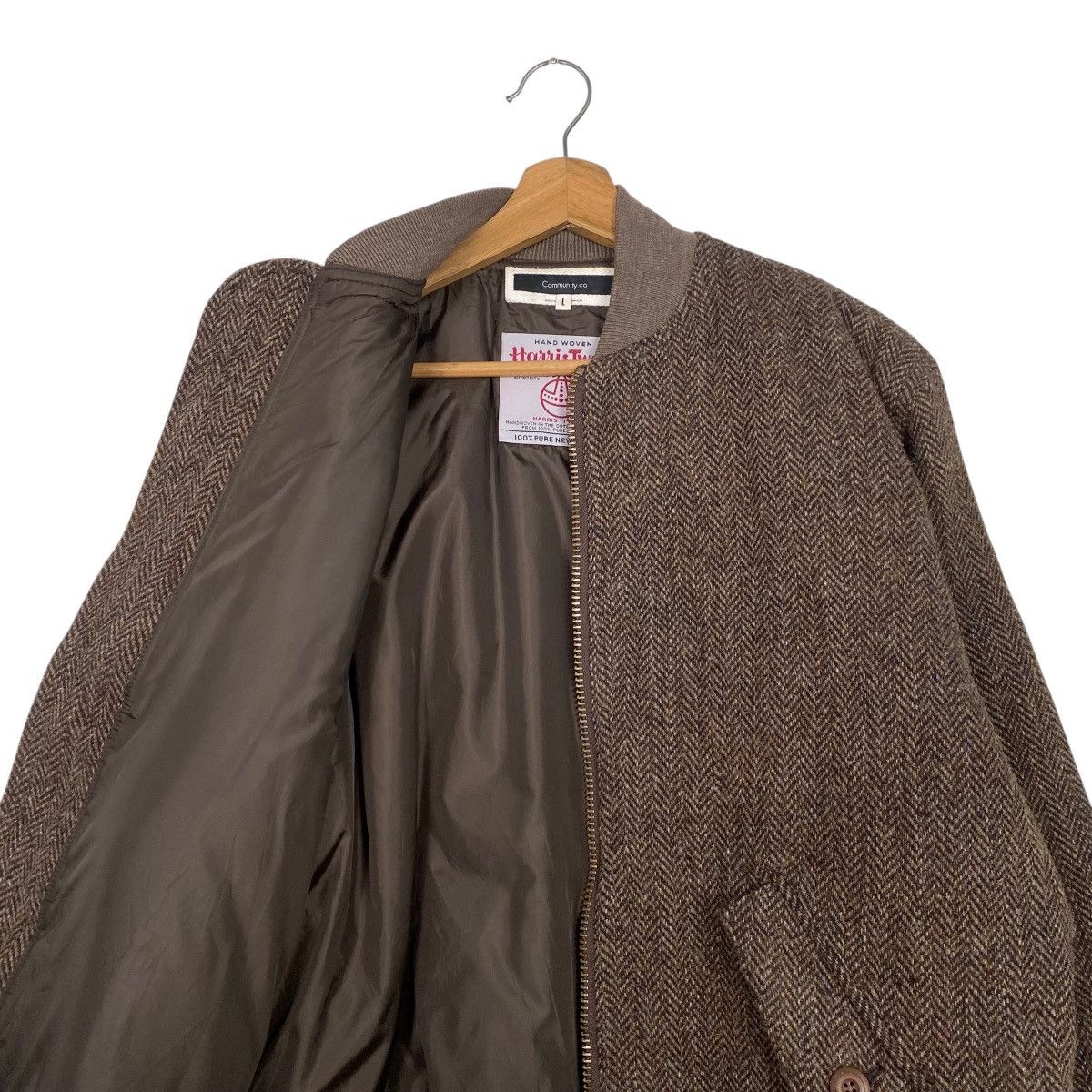Harris Tweed Harris Tweed X community co bomber jacket Size US L / EU 52-54 / 3 - 10 Thumbnail
