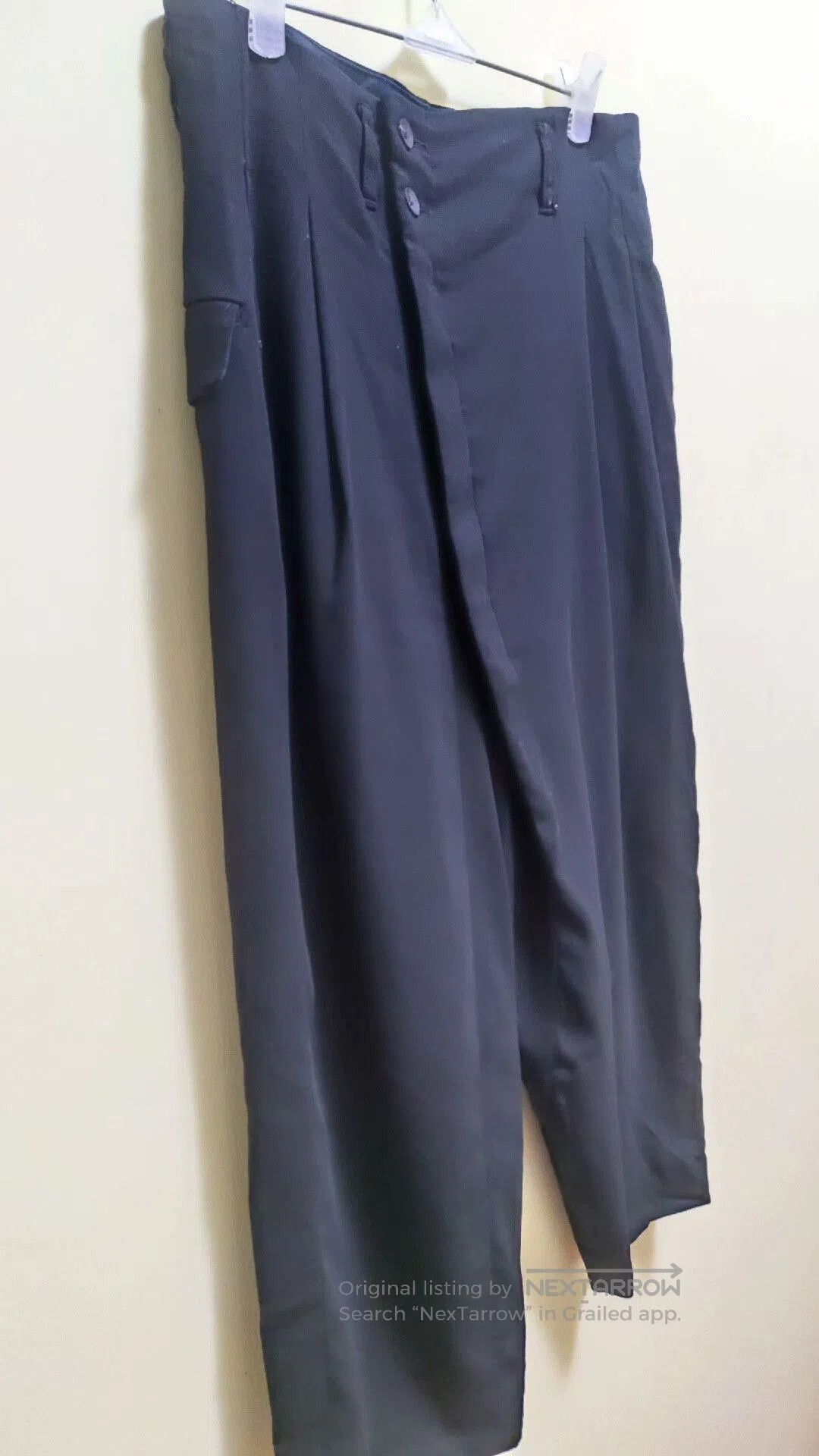 The Viridi-anne Viridi Anne Asymmetrical Pleated Men's Pants. Size US 32 / EU 48 - 2 Thumbnail