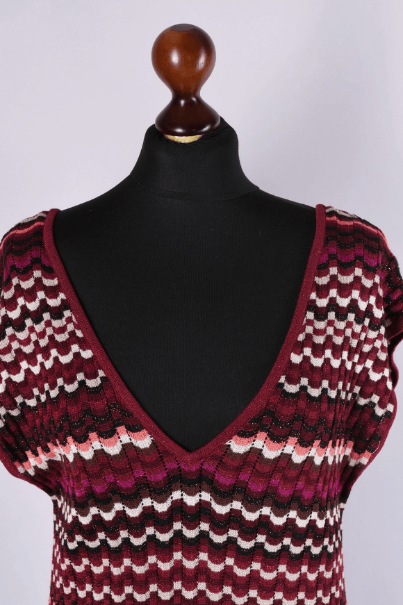 Missoni Women's Missoni Lindex Knit Zigzag Stripe Maxi Dress Size S Size S / US 4 / IT 40 - 2 Thumbnail
