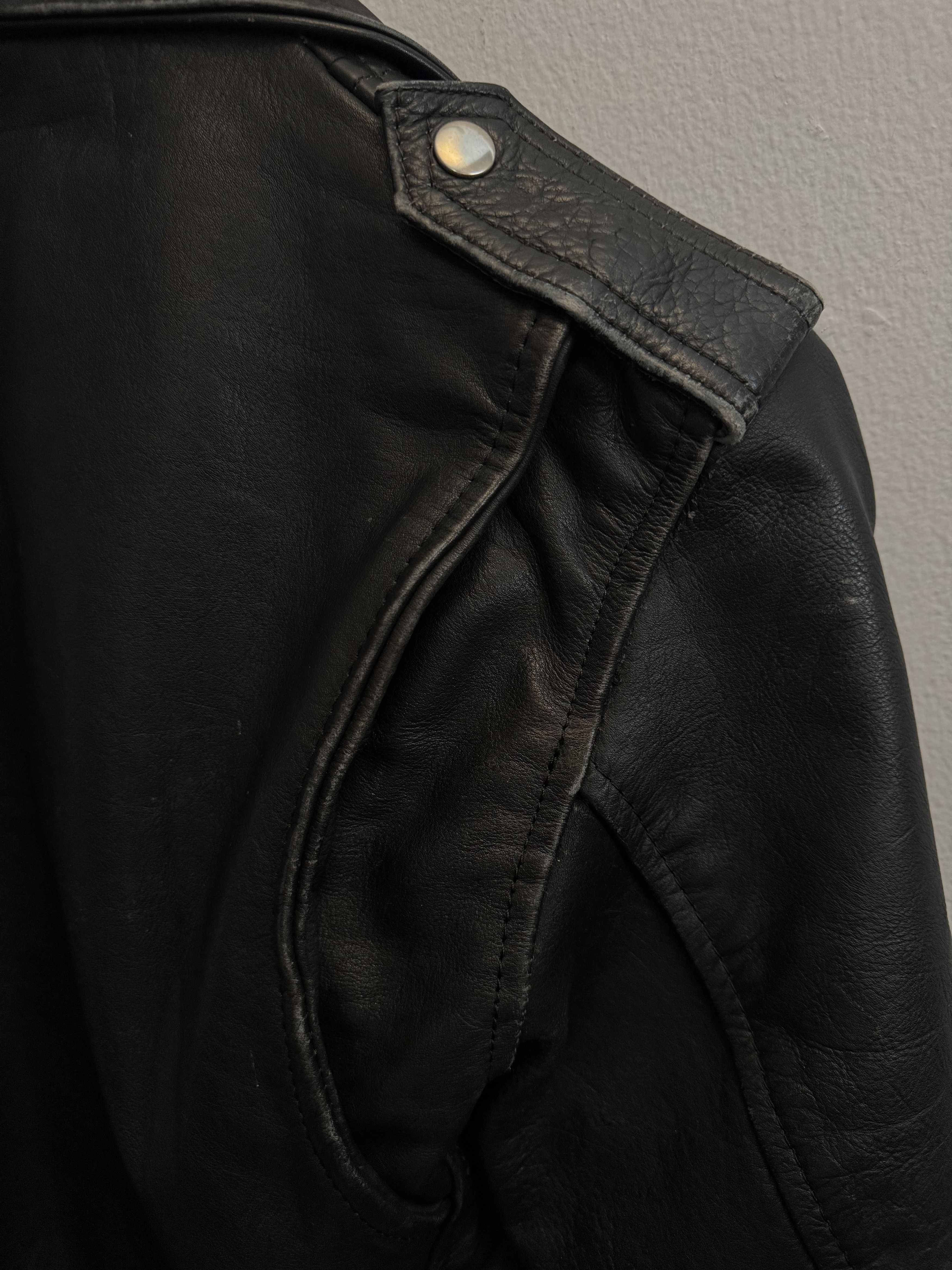 Vintage Vintage Leather Biker Motorcycle Moto Jacket Size US M / EU 48-50 / 2 - 7 Thumbnail