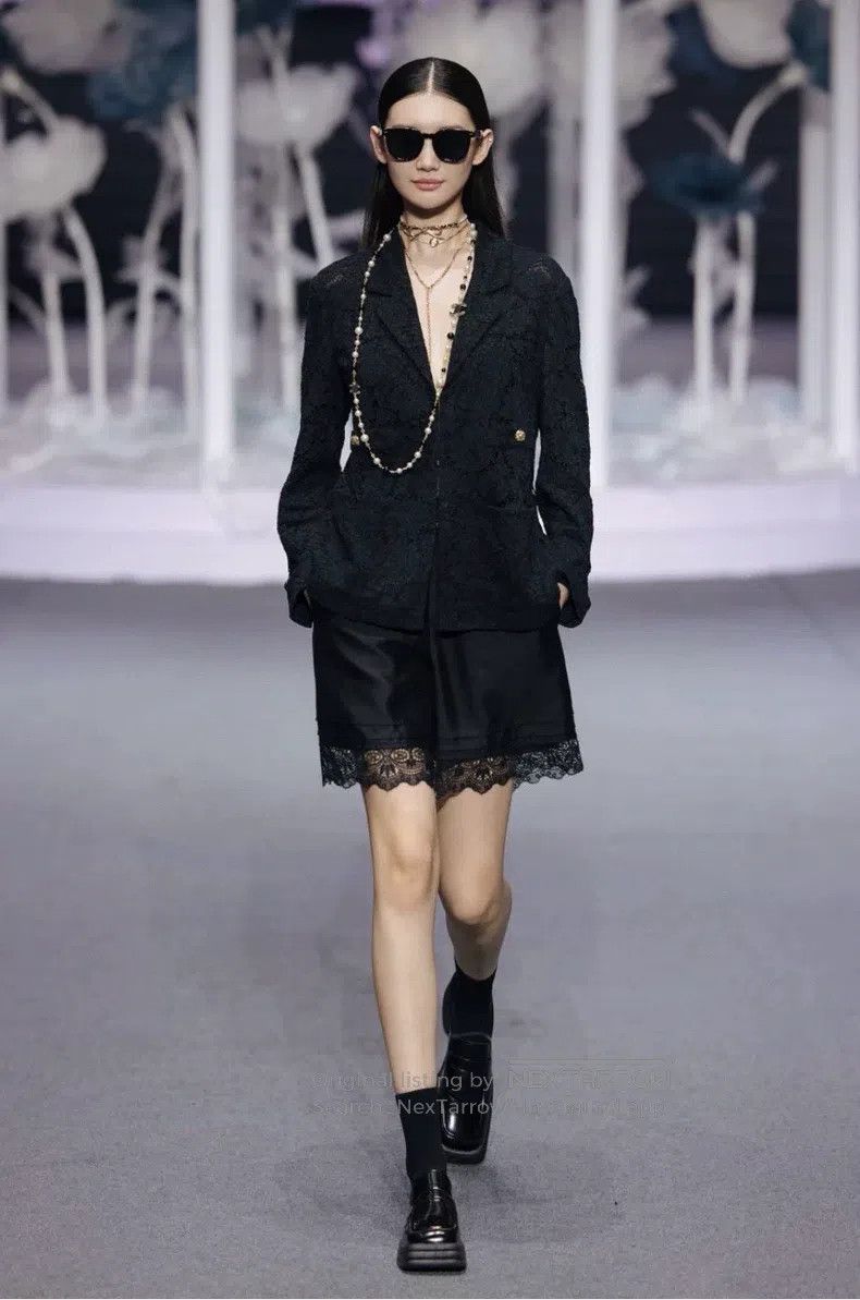 Chanel Chanel Black lace jacket Size XXS / US 00 / IT 34 - 7 Thumbnail