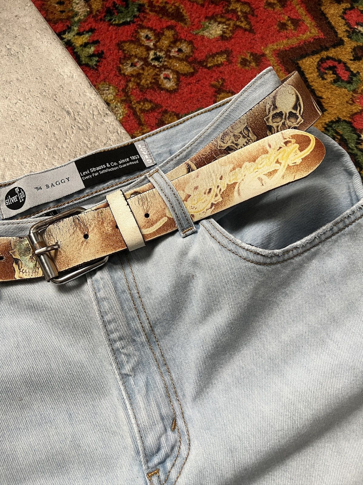Ed Hardy Edhardy leather monogram y2k belt hype fashion archive Size ONE SIZE - 7 Thumbnail