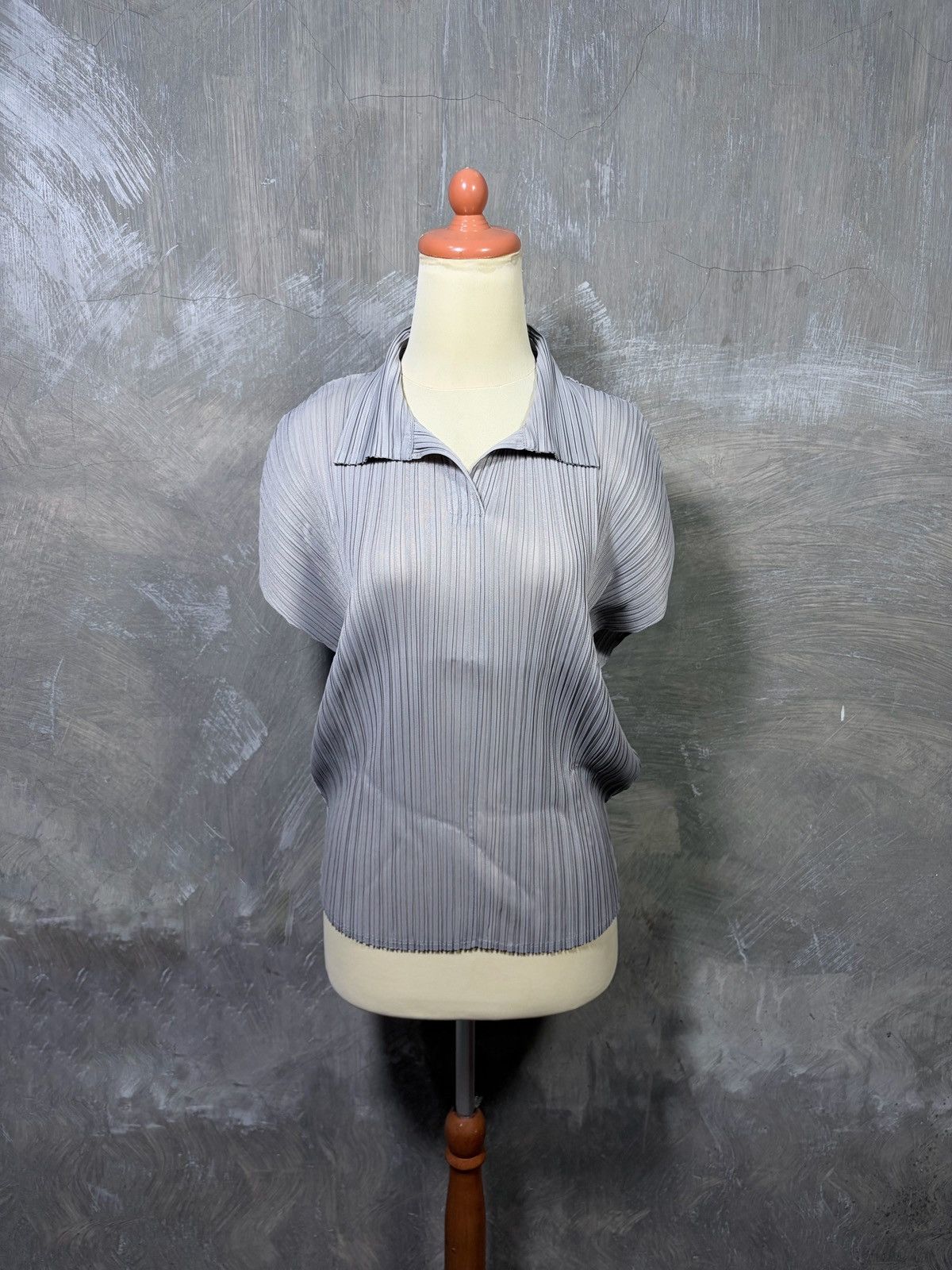 Japanese Brand Unknown Women Pleats Tops Issey Miyake Style Size M / US 6-8 / IT 42-44 - 1 Thumbnail