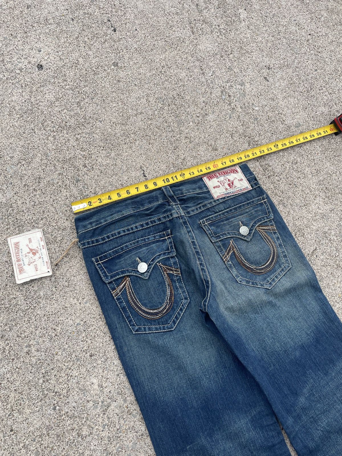 True Religion True Religion Rainbow Bills Super Flared Jeans Size US 38 / EU 54 - 7 Thumbnail