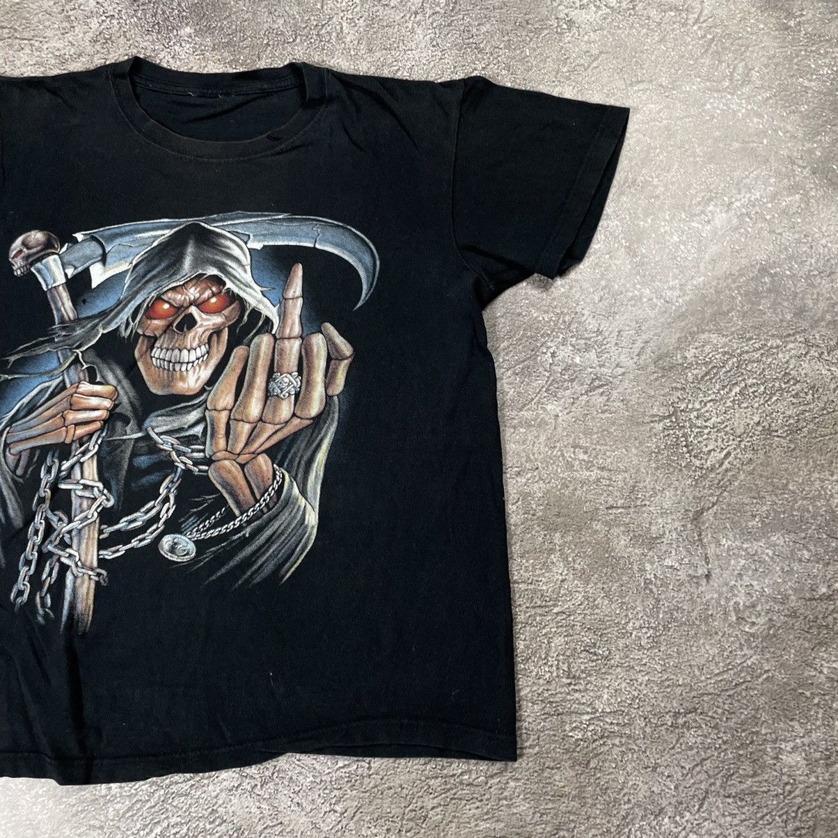 Vintage Vintage 90s Horror Skeleton Graphic Tee Grunge Streetwear S Size US S / EU 44-46 / 1 - 2 Thumbnail