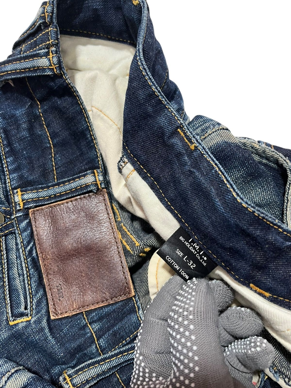 Japanese Brand × TMT × Vintage TMT JAPANESE BRAND DENIM CARGO JEANS Size US 34 / EU 50 - 8 Thumbnail