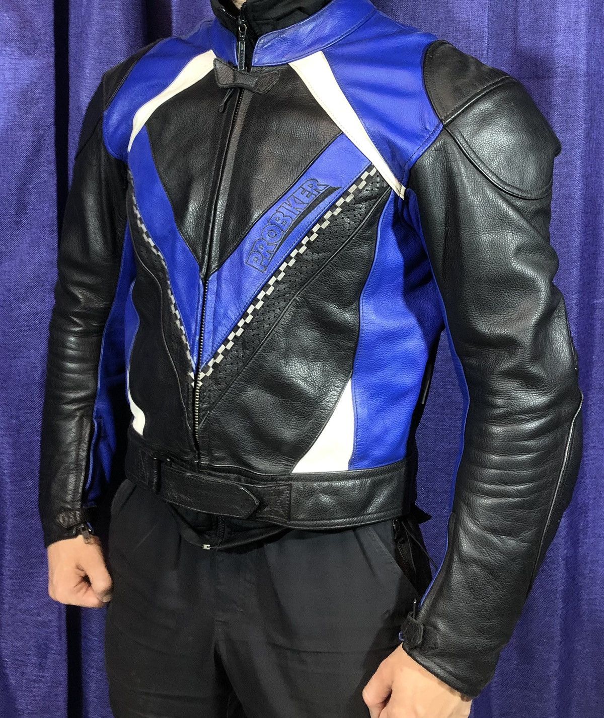 Ferrari × Honda × Yamaha ProBiker Motorcycle Moto Leather Jacket Racing Size US M / EU 48-50 / 2 - 3 Thumbnail