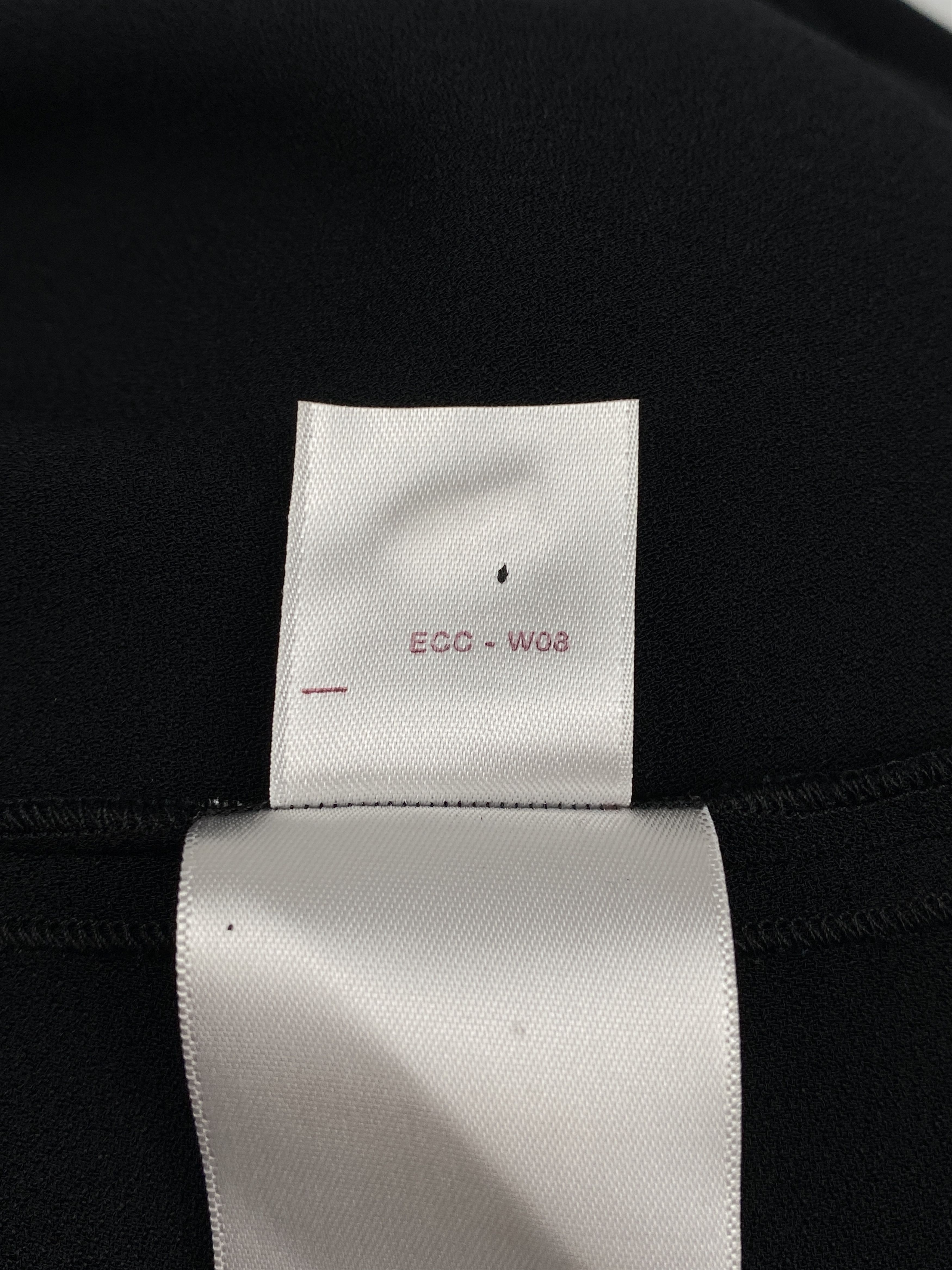 Louis Vuitton Resort 2017 Black Crepe Monogram Tie Blouse Size XS / US 0-2 / IT 36-38 - 13 Thumbnail