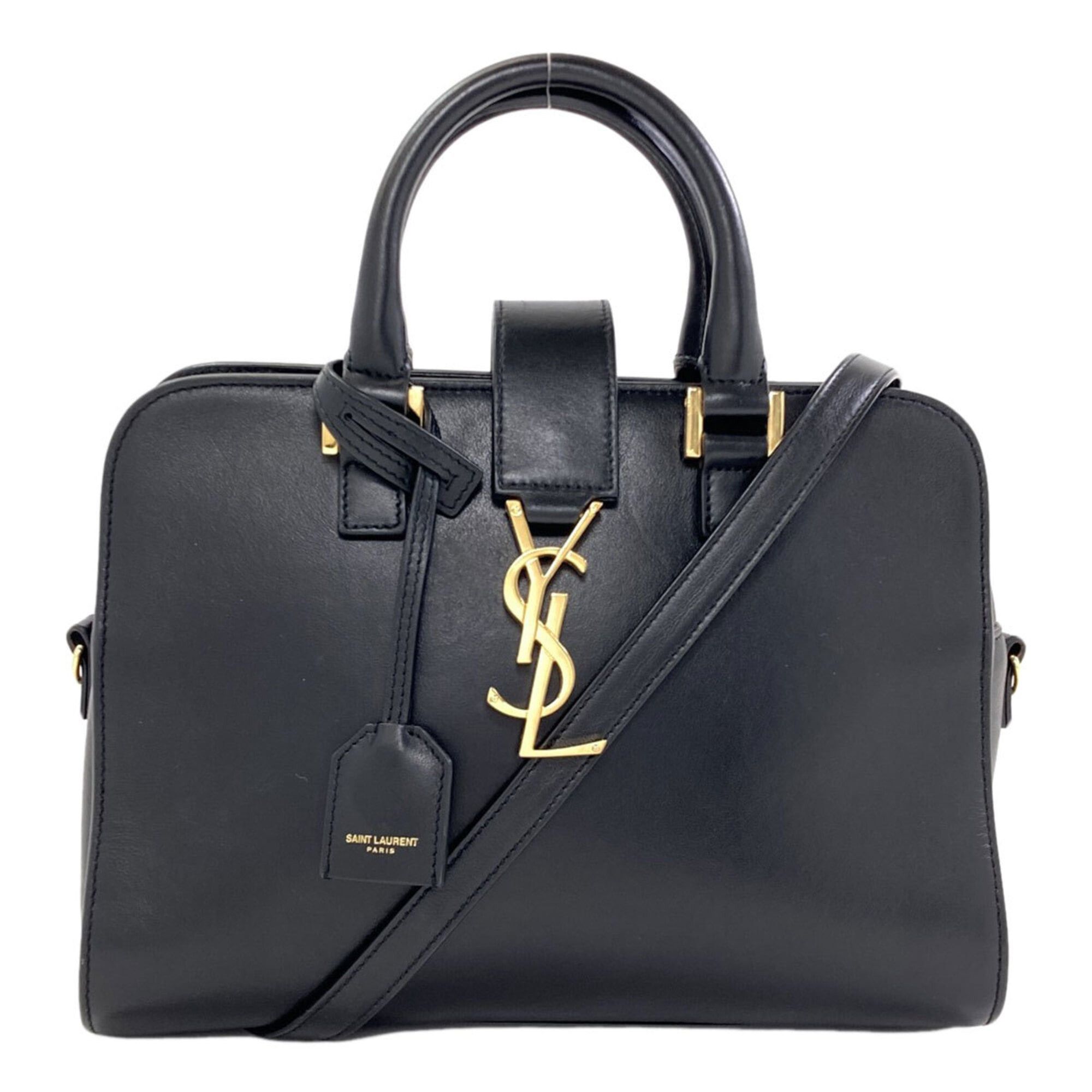 Yves Saint Laurent Yves Saint Laurent Baby Cabas 2-Way Handbag, Calfskin, Women's Size ONE SIZE - 1 Thumbnail
