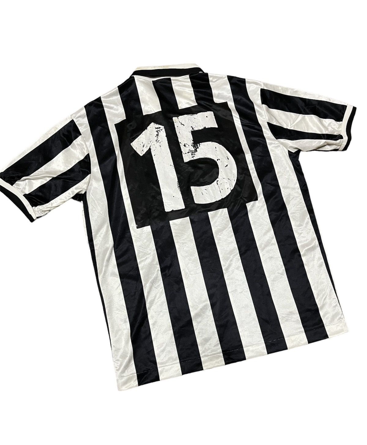 Kappa × Phenix RARE Vintage Kappa Bigmouth No 15 Jail Stripe Jersey 90s Size US L / EU 52-54 / 3 - 2 Thumbnail