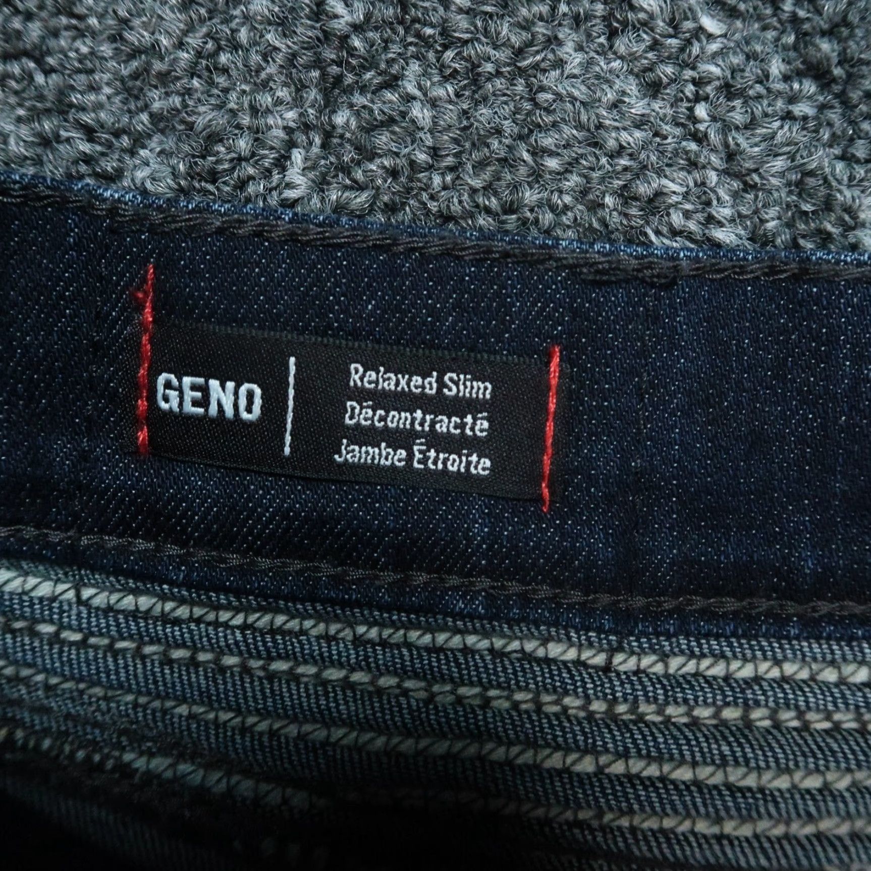 True Religion True Religion Jeans Blue Geno 44x34 Relaxed Slim Moto No Flap Dark Wash Mens Size US 44 / EU 60 - 5 Thumbnail