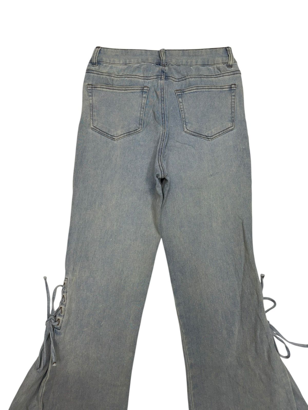 Le Grande Bleu (L.G.B.) 💥FLARE JEANS LACE UP IFSIXWASNINE LGB STYLE JEANS Size US 26 / EU 42 - 6 Thumbnail