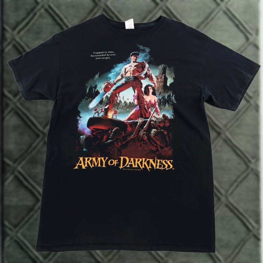 Fruit Of The Loom Army Of Darkness Ash Tshirt Adult Medium Black Crew Neck Size US M / EU 48-50 / 2 - 1 Thumbnail