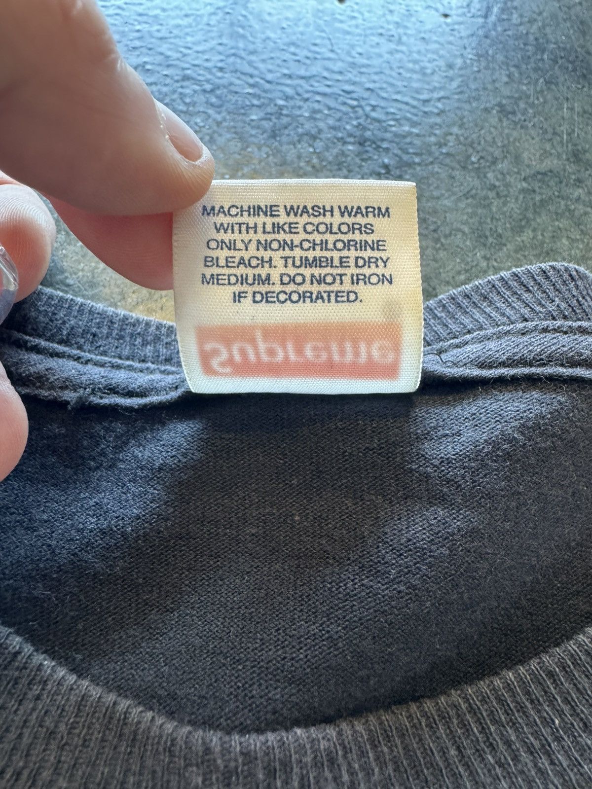 Supreme Supreme Three Six Tee Black Size US M / EU 48-50 / 2 - 5 Thumbnail