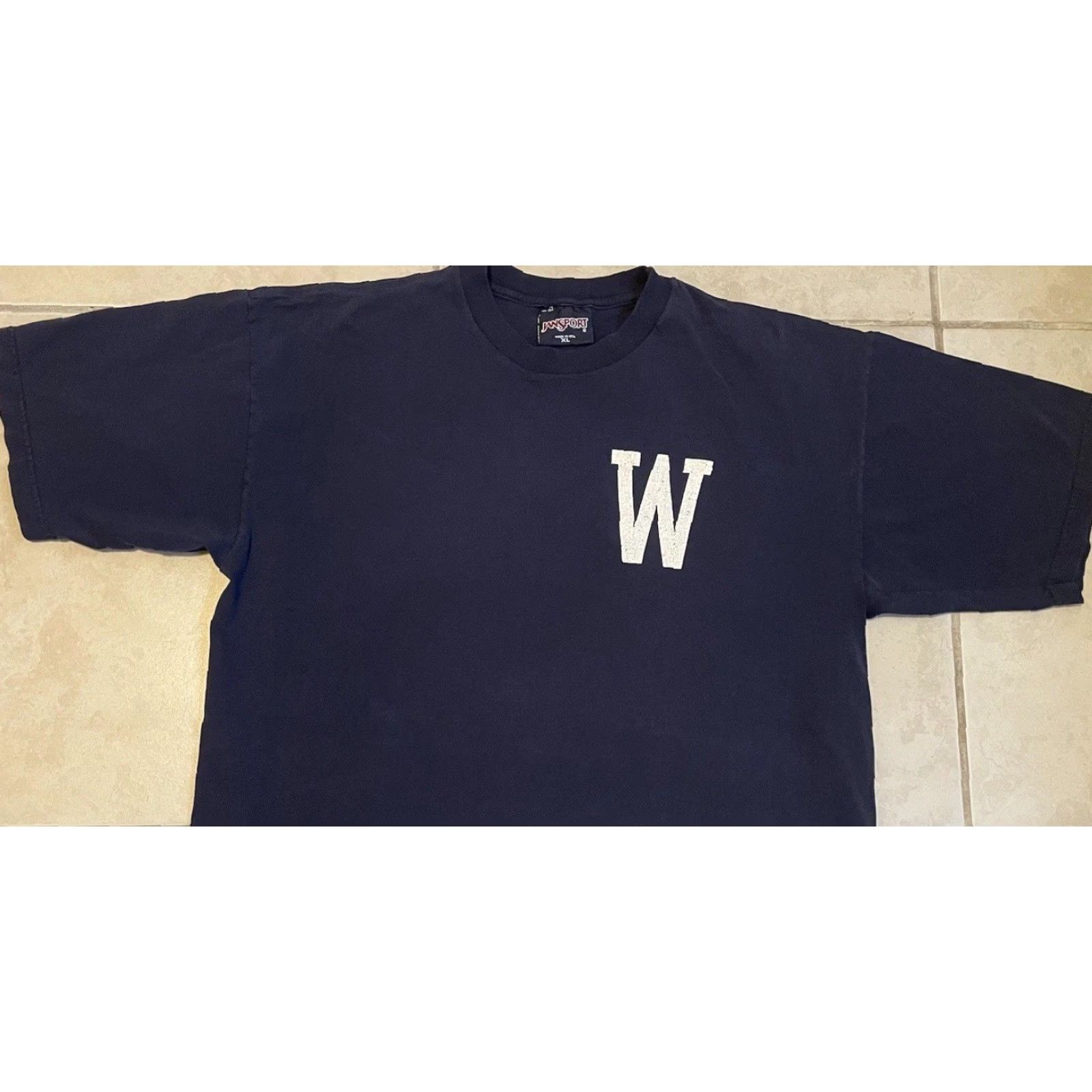 Vintage VINTAGE 90s Westmont College Faded Shirt XL USA California College Grunge USA Men Blue Short Sleeve T-Shirt Size US XL / EU 56 / 4 - 6 Thumbnail
