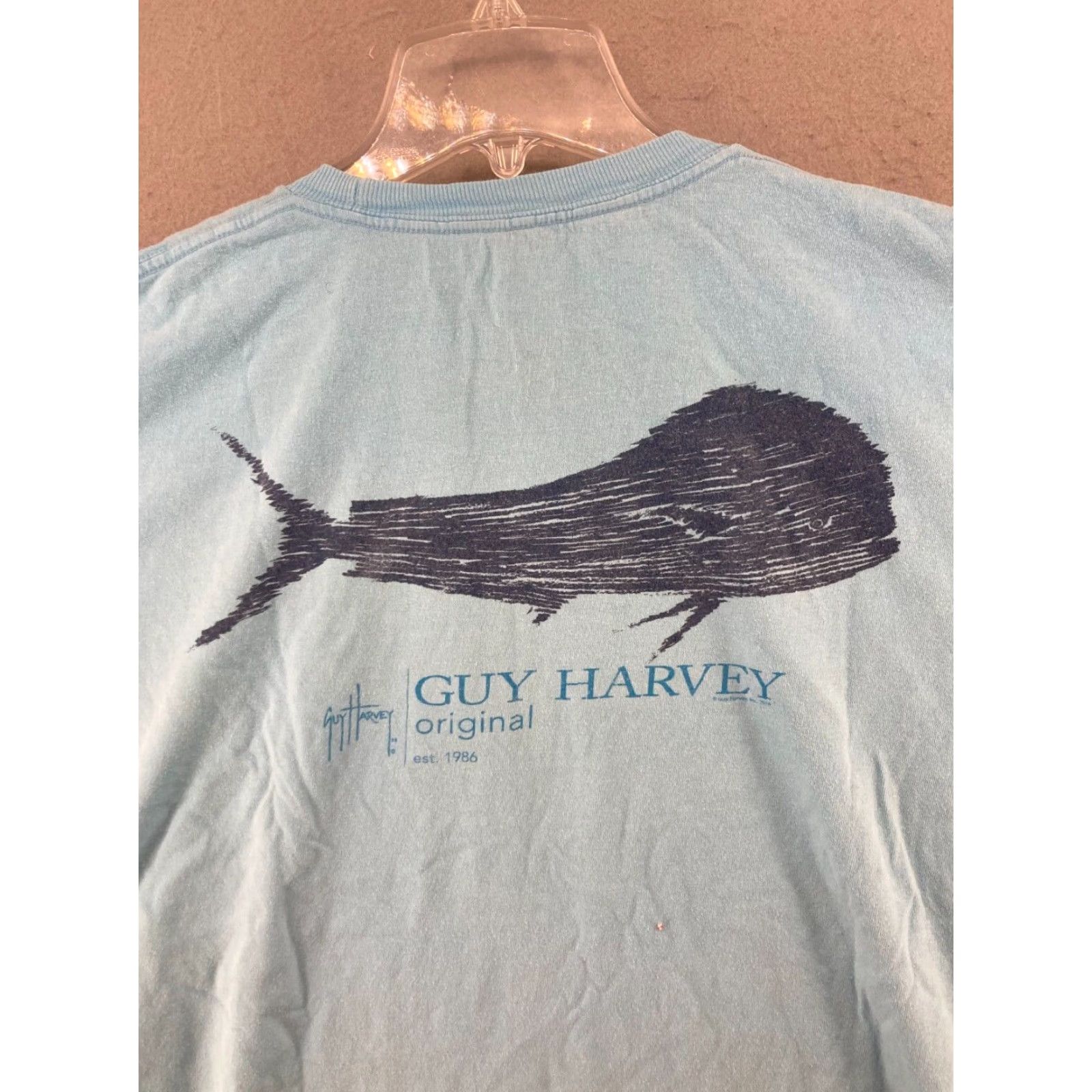 Guy Harvey Guy Harvey T Shirt Mens XL Blue Fish Beach Graphic Print Crew Neck Shirt XL Mens Blue Fisherman Theme 90s (if applicable) Size US XL / EU 56 / 4 - 7 Thumbnail