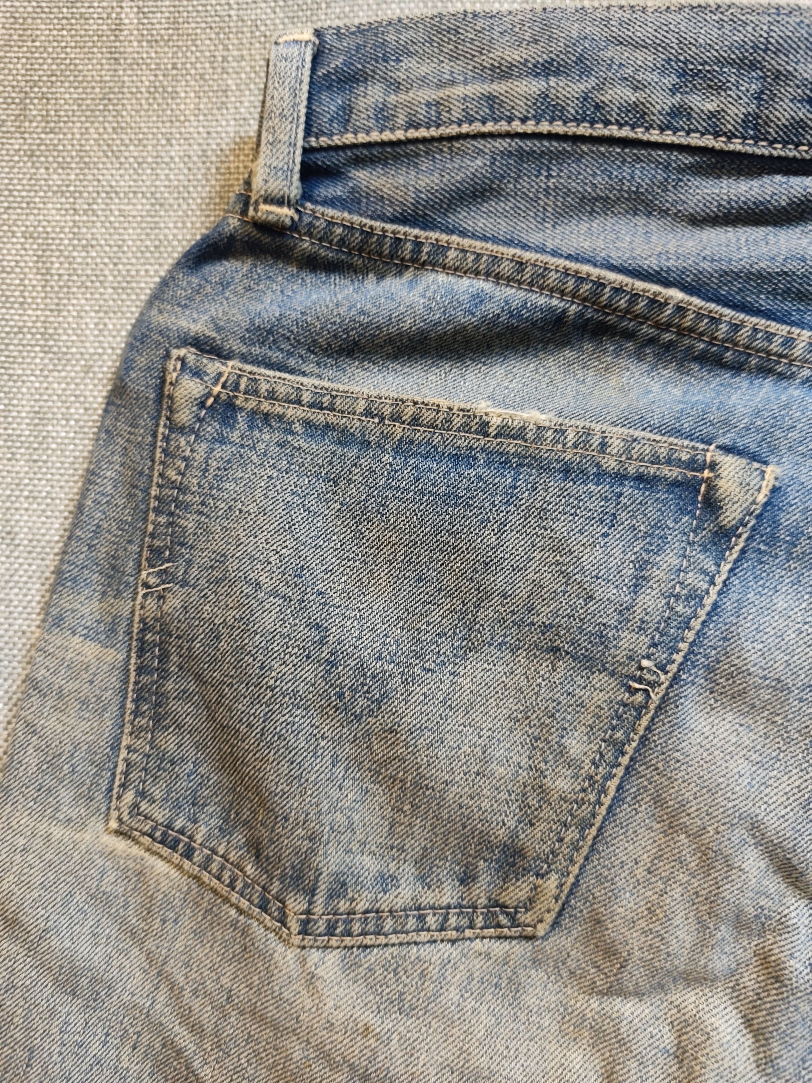 Levi's Vintage Levi’s LVC 1955 501XX Selvedge Denim Distressed Size US 29 - 8 Thumbnail