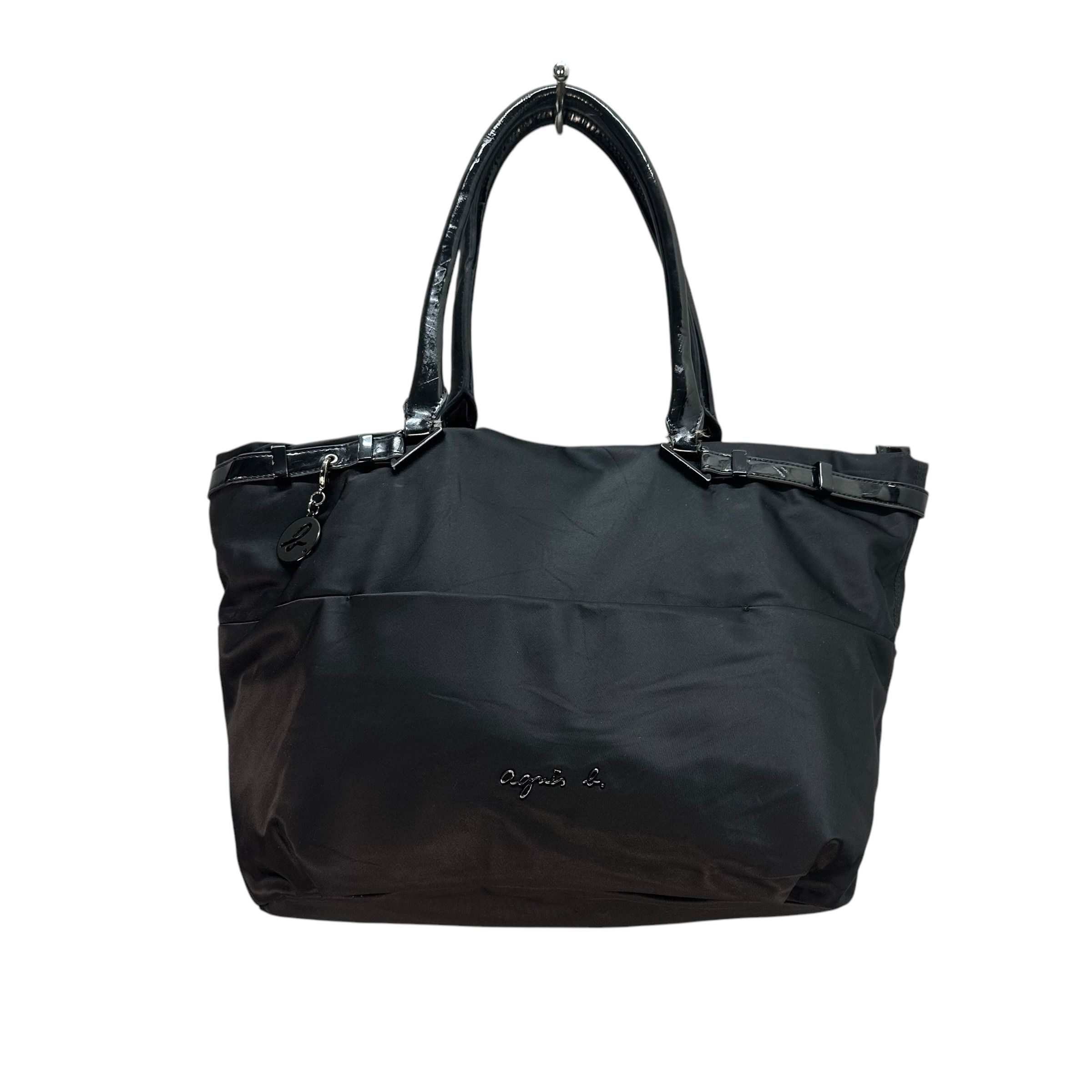 agnes b. agnes b. Voyage Black Nylon Shoulder Tote Bag Size ONE SIZE - 1 Thumbnail