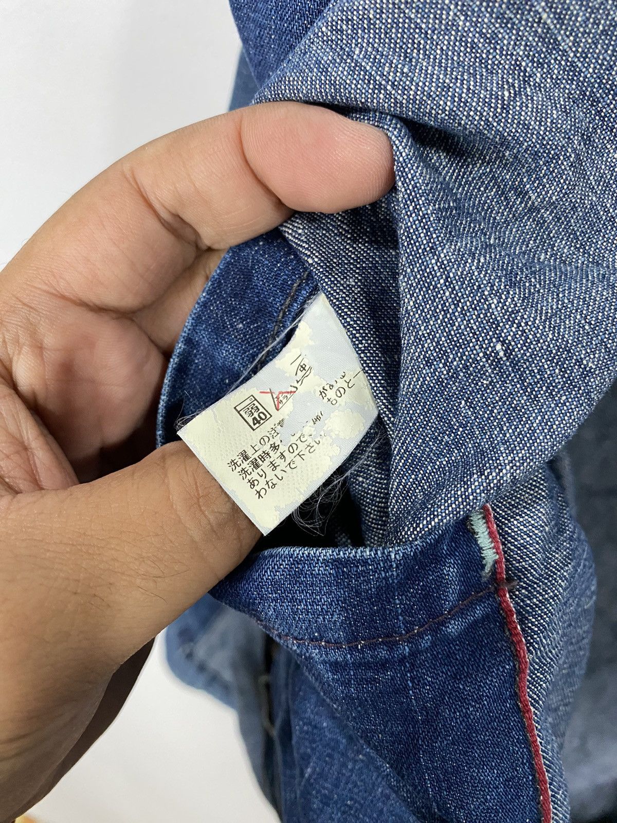 45rpm VINTAGE BLUE BLUE DENIM CHORE JACKET. #D10 Size US M / EU 48-50 / 2 - 9 Thumbnail