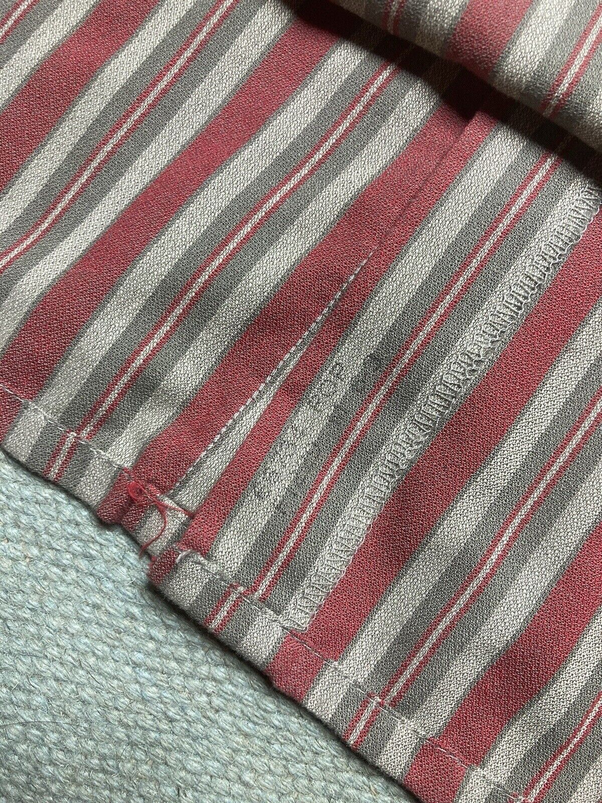 Vintage Vintage 70s button shirt campus striped poly cotton medium Size US M / EU 48-50 / 2 - 5 Thumbnail