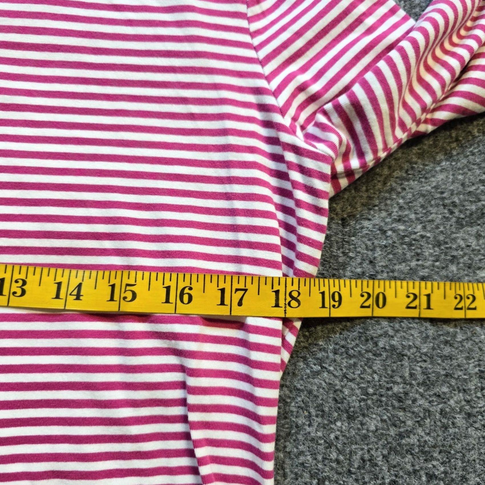 Brooks Brothers Brooks Brothers Top Women Large Pink Stripe Blue Lace Long Sleeve Stretch Casual Blouse Size L / US 10 / IT 46 - 5 Thumbnail