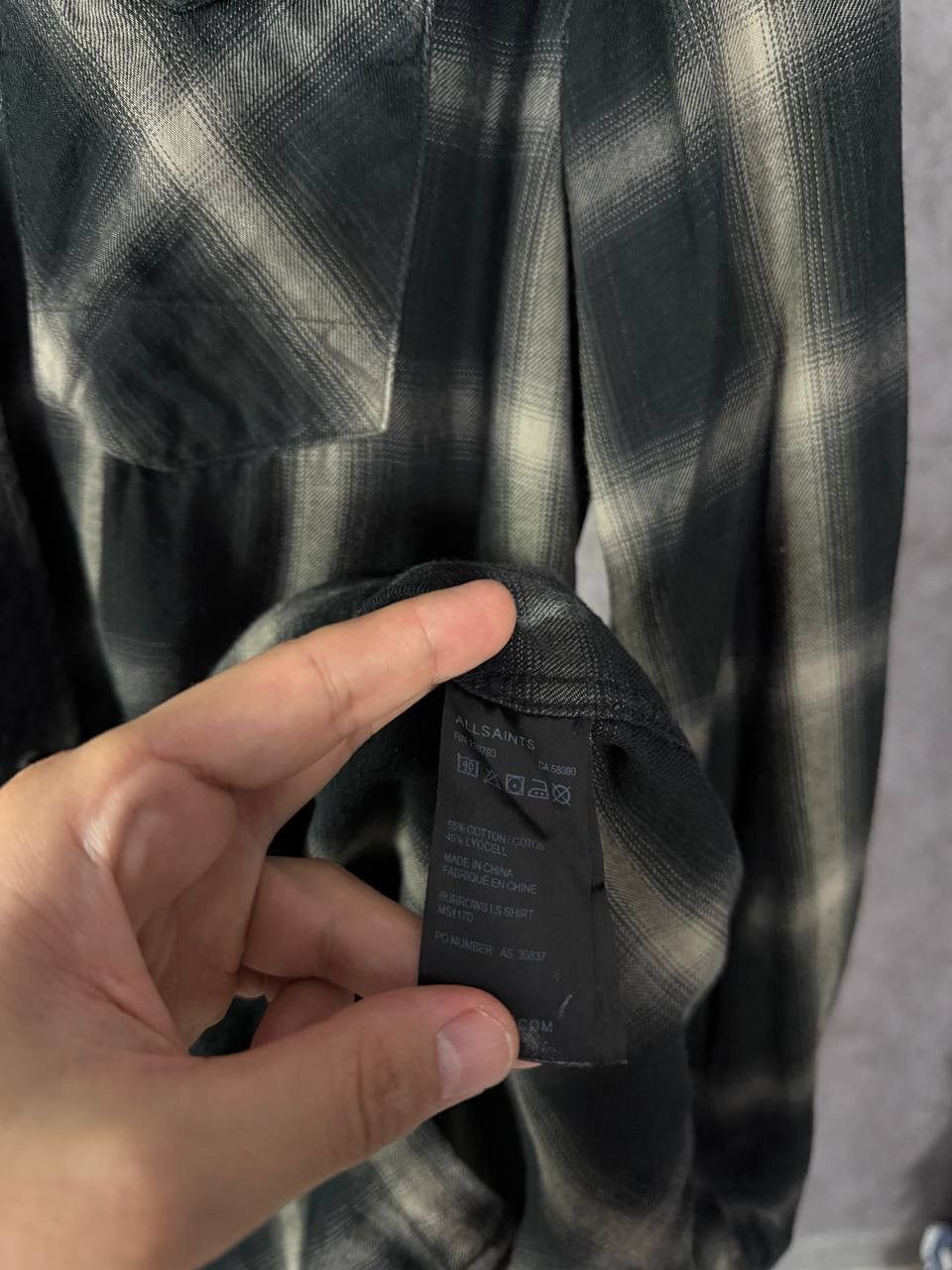 Allsaints Allsaints designer Japanese Cloth flannel shirt Size US M / EU 48-50 / 2 - 5 Thumbnail