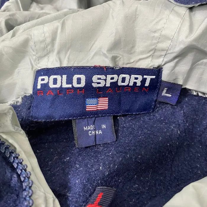 Polo Ralph Lauren Vtg 90’ POLO SPORT USA Ralph Lauren Sherpa Jacket Fleece Size US L / EU 52-54 / 3 - 7 Thumbnail